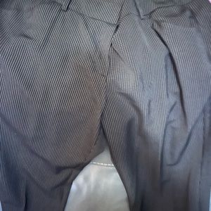 Sz 12 reg black & white pin stripe almost new dress slacks